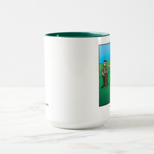 Funny Golf Humor Mok voor haar (Midden)