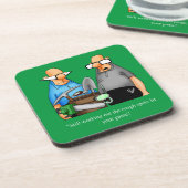 Funny Golf Humor Onderzetter Set Gift (Linkerzijde)