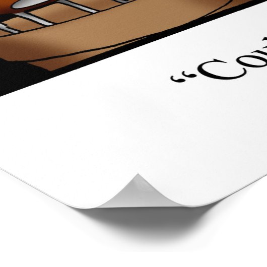 Funny Golf Humor Poster (Hoek)