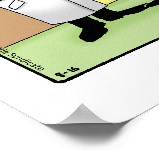 Funny Golf Humor Poster Gift (Hoek)