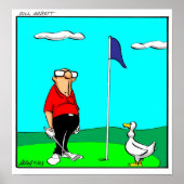 Funny Golf Humor Poster Gift (Voorkant)