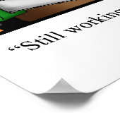 Funny Golf Humor Poster Gift (Hoek)