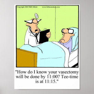 Funny Golf Humor Poster Gift