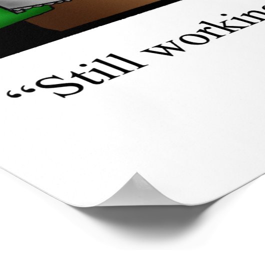 Funny Golf Humor Poster Gift (Hoek)