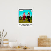 Funny Golf Humor Poster Gift (Keuken)