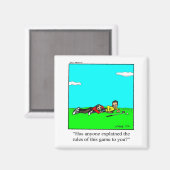 Funny Golf Humor Square Magnet (Voorkant / Achterkant)