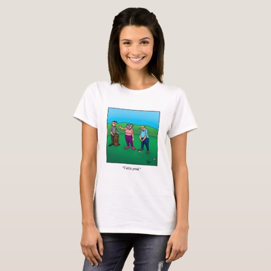 Funny Golf Humor Tee Shirt (Voorkant volledig)