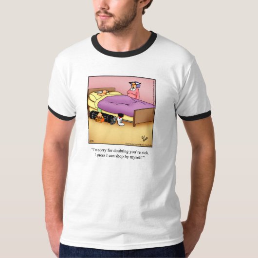 Funny Golf Humor Tee Shirt (Voorkant)