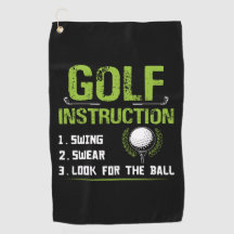 Funny Golf Instructions