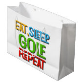 Funny Golf Joke Golfer  Groot Cadeauzakje (Voorkant Gekanteld)