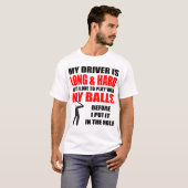 Funny Golf Joke T-shirt (Voorkant volledig)