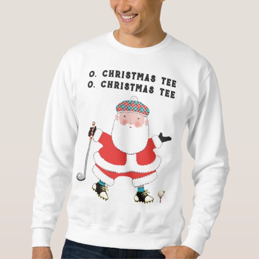 Funny Golf Kerstfeestdag Trui (Voorkant)