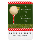 Funny Golf Kerstmis Magneet (Verticaal)
