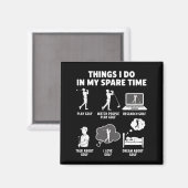 Funny Golf Lover Coach Gifts Dad Grandpa Golfer Magneet (Voorkant / Achterkant)