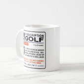 Funny Golf Mok Prescription Design (Voorkant links)
