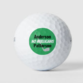 Funny Golf Nickname en Real Name Golf Balls Golfballen (Voorkant)