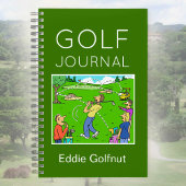 Funny Golf Notitieboek om je te personaliseren