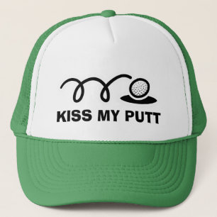 Funny golf petten   Kus my putt