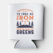 Funny Golf Player Golfers Quote Golfing Humor Blikjeskoeler (Voorkant)