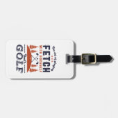 Funny Golf Player Quote voor Golfers Love Golfing Bagagelabel (Voorkant horizontaal)