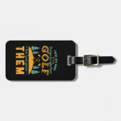 Funny Golf Player Sports and Golfing Sarcasm Humor Bagagelabel (Voorkant horizontaal)