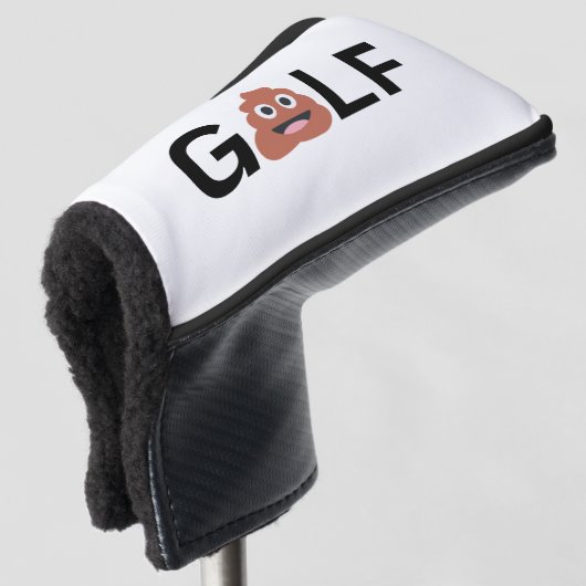 Funny Golf Putter Hoesje Golfheadcover (3/4 voorkant)