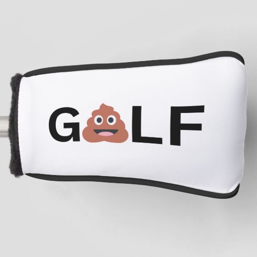 Funny Golf Putter Hoesje Golfheadcover (Voorkant)