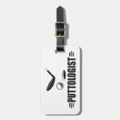 Funny Golf, Putting Bagagelabel (Voorkant verticaal)