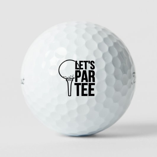 Funny Golf Quote Golfballen (Voorkant)