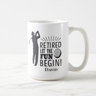 Funny Golf Retirement - Laat de Fun beginnen Koffiemok