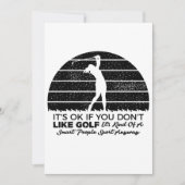 funny Golf sayings goling quote Save The Date (Voorkant)