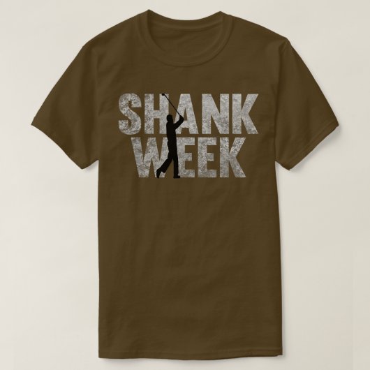 Funny Golf Shank Week T-shirt (Design voorkant)