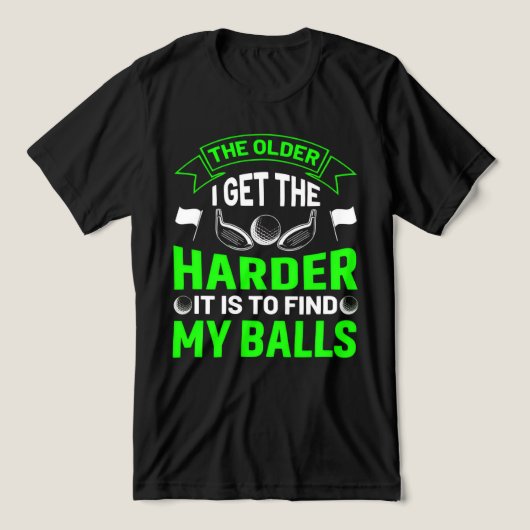 Funny Golf Shirt - Tee Off in Style and Humor 2025 (Design voorkant)