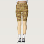 Funny golf shorts sokpatroon leggings (Voorkant)