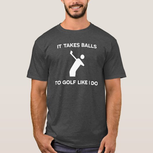 Funny golf t-shirt (Voorkant)