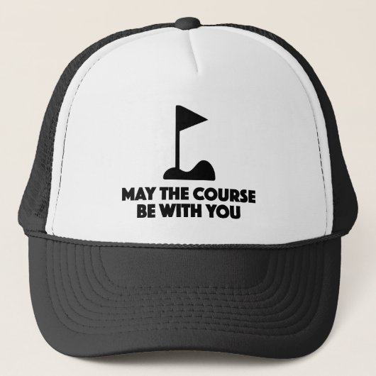 Funny golf t-shirt trucker pet (Voorkant)