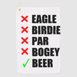 Funny golf term golfhanddoek