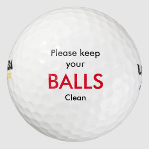 Funny Golf Theme Gift Golfballen
