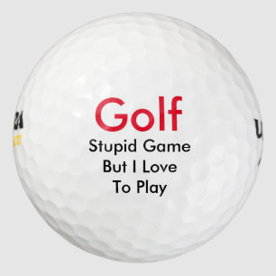 Funny Golf Theme Gift Golfballen