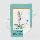 Funny Golf Towel Golfhanddoek (Insitu)