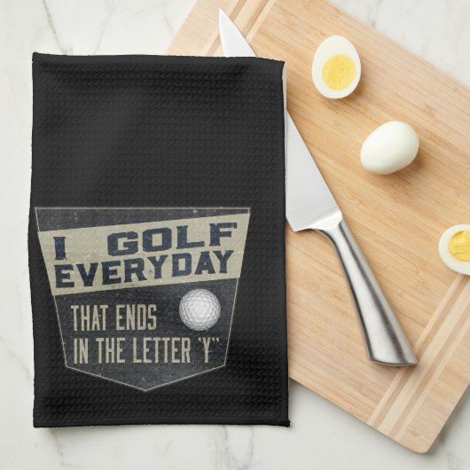 Funny Golf Towel Theedoek (Quarter Fold)