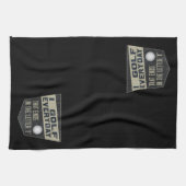 Funny Golf Towel Theedoek (Horizontaal)