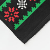 Funny Golf Ugly Christmas Sweater Womens Mens Golf Fleece Deken (Hoek)