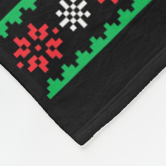 Funny Golf Ugly Christmas Sweater Womens Mens Golf Fleece Deken (Hoek)