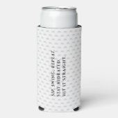 FUNNY GOLF VADERDAG SIP SWERKEN HERHALEN SELTZER BLIKJESKOELER (Seltzer Voorkant)