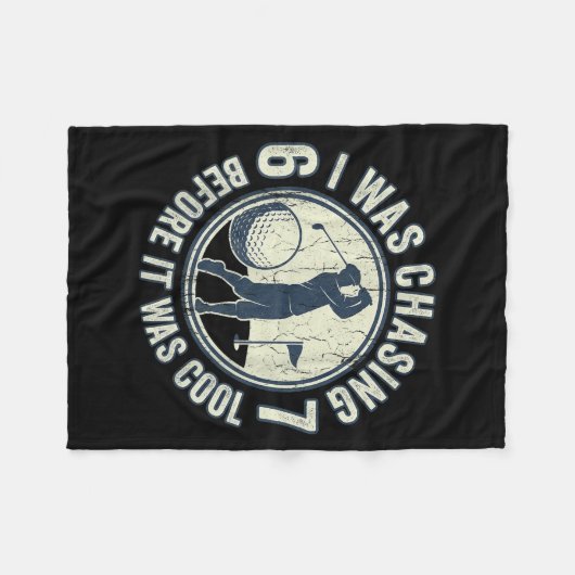 Funny Golfer 67 Meme Golf Joke Chasing 67  Fleece Deken (Voorkant (Horizontaal))