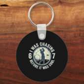 Funny Golfer 67 Meme Golf Joke Chasing 67  Sleutelhanger (Voorkant)