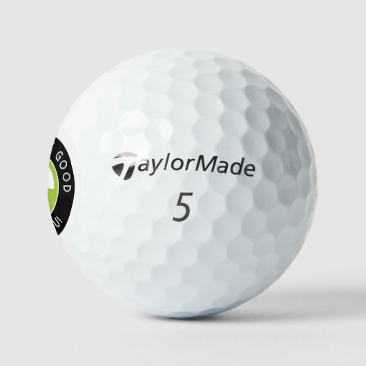 Funny Golfer Gift – GREENS ARE GOOD FORE YOU! Golfballen (Logo)