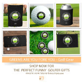 Funny Golfer Gift – GREENS ARE GOOD FORE YOU! Golfballen
