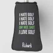 Funny Golfer Gift Sports Custom Personalized Humor Golfheadcover (Draai 90)